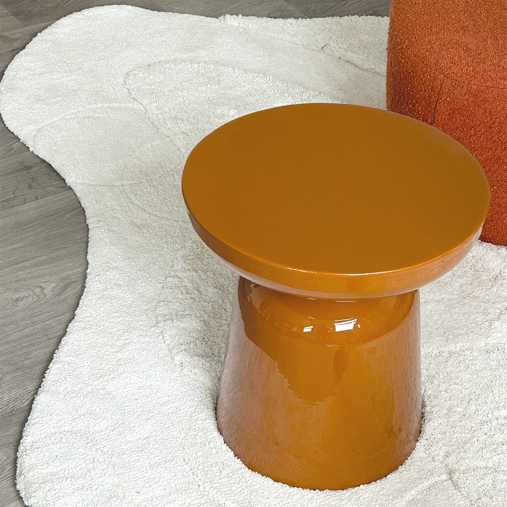 Table d'appoint / Bout de canapé BIBI - ocre