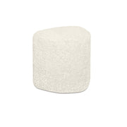 Tabouret EVE en tissu doudou naturel – OPJET PARIS