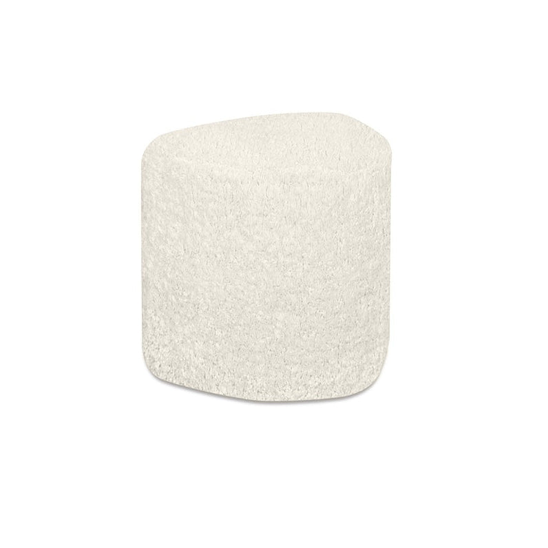 Tabouret EVE en tissu doudou naturel – OPJET PARIS