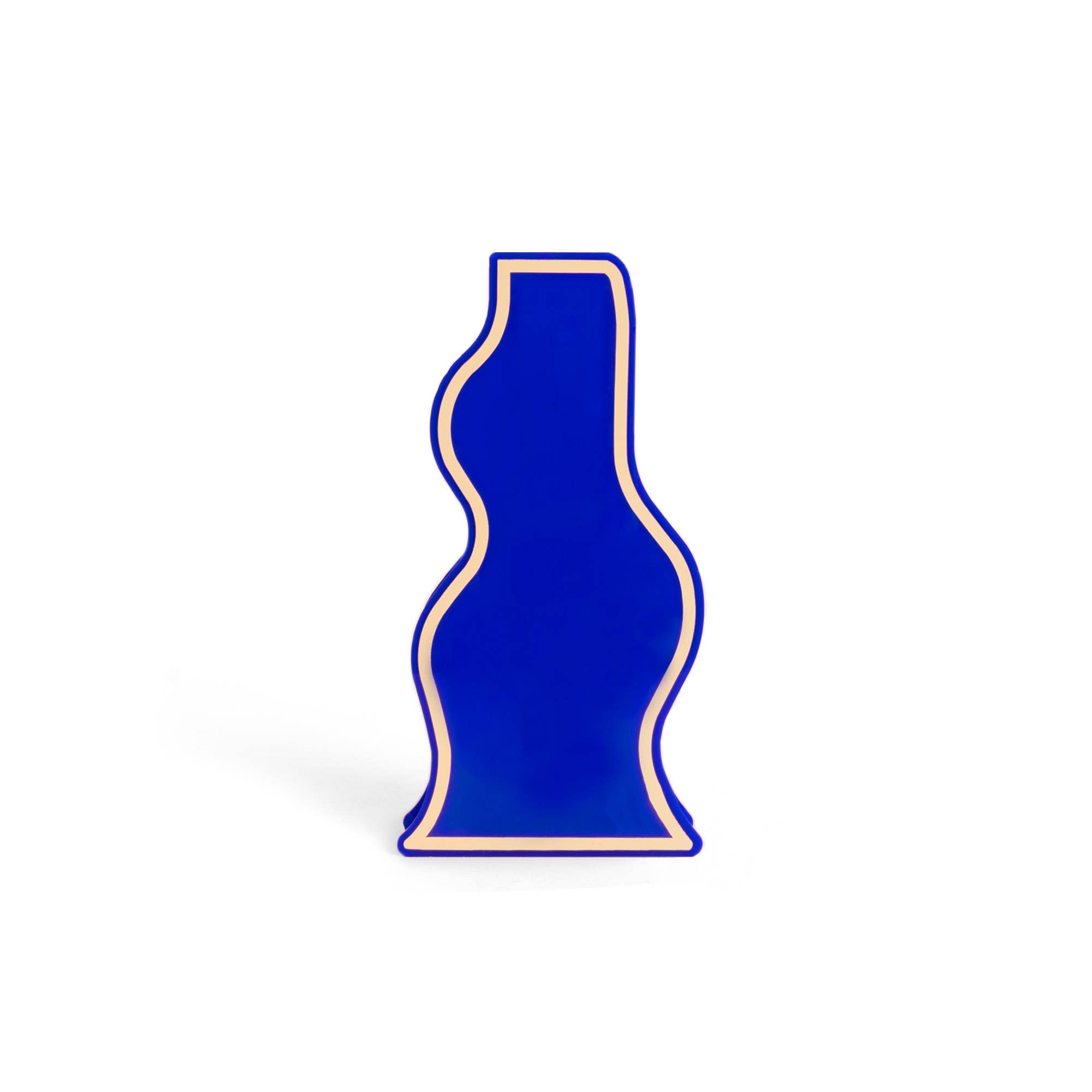 Vase ART LINEAIRE bleu, de Helio FERRETTI