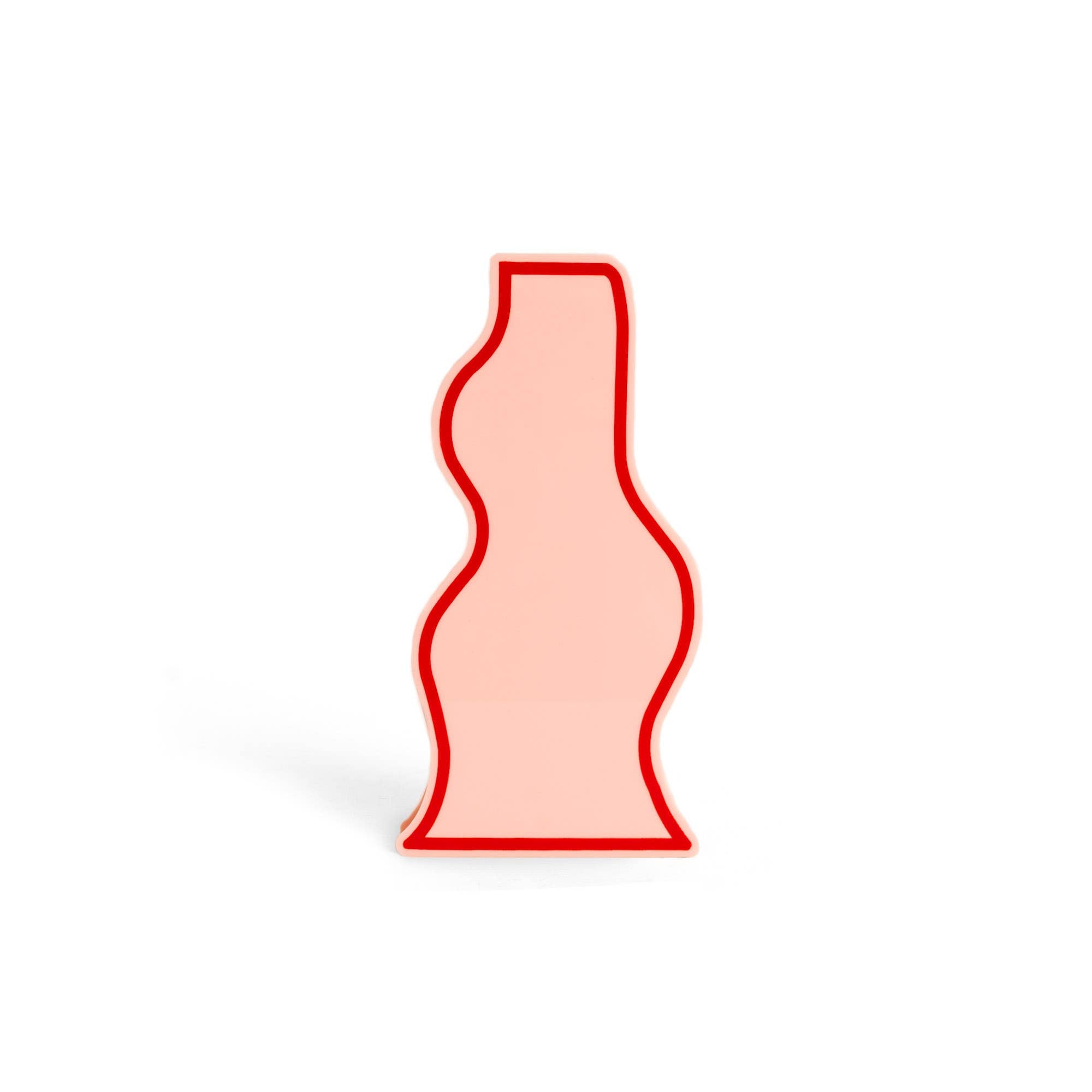 Vase ART LINEAIRE rose de Helio FERRETTI