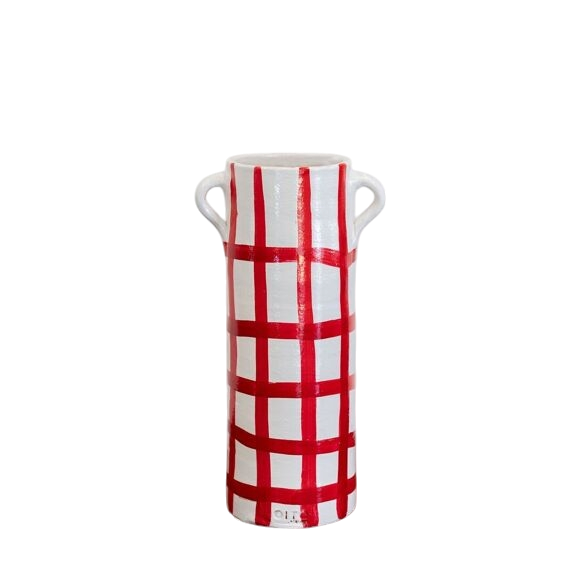 Vase "Udine" - rouge