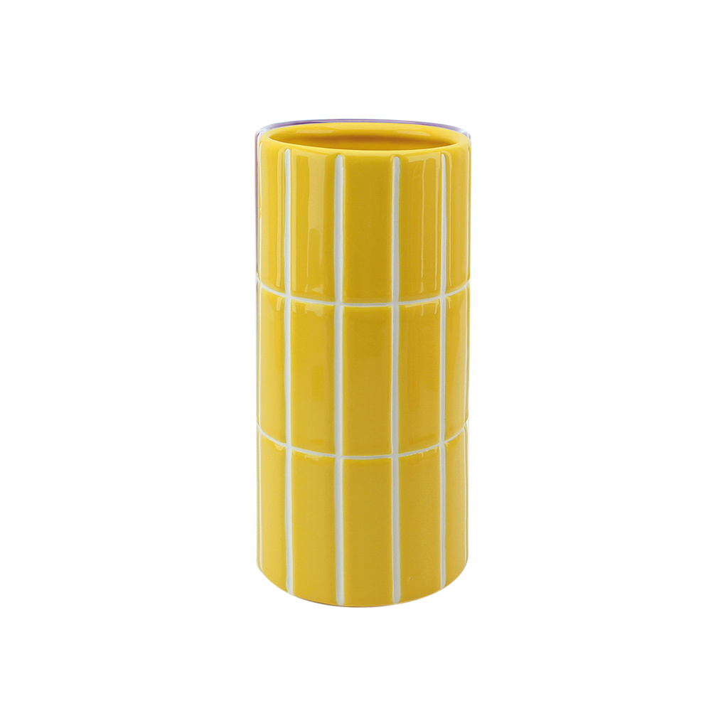 Vase carrelage OPJET PARIS jaune