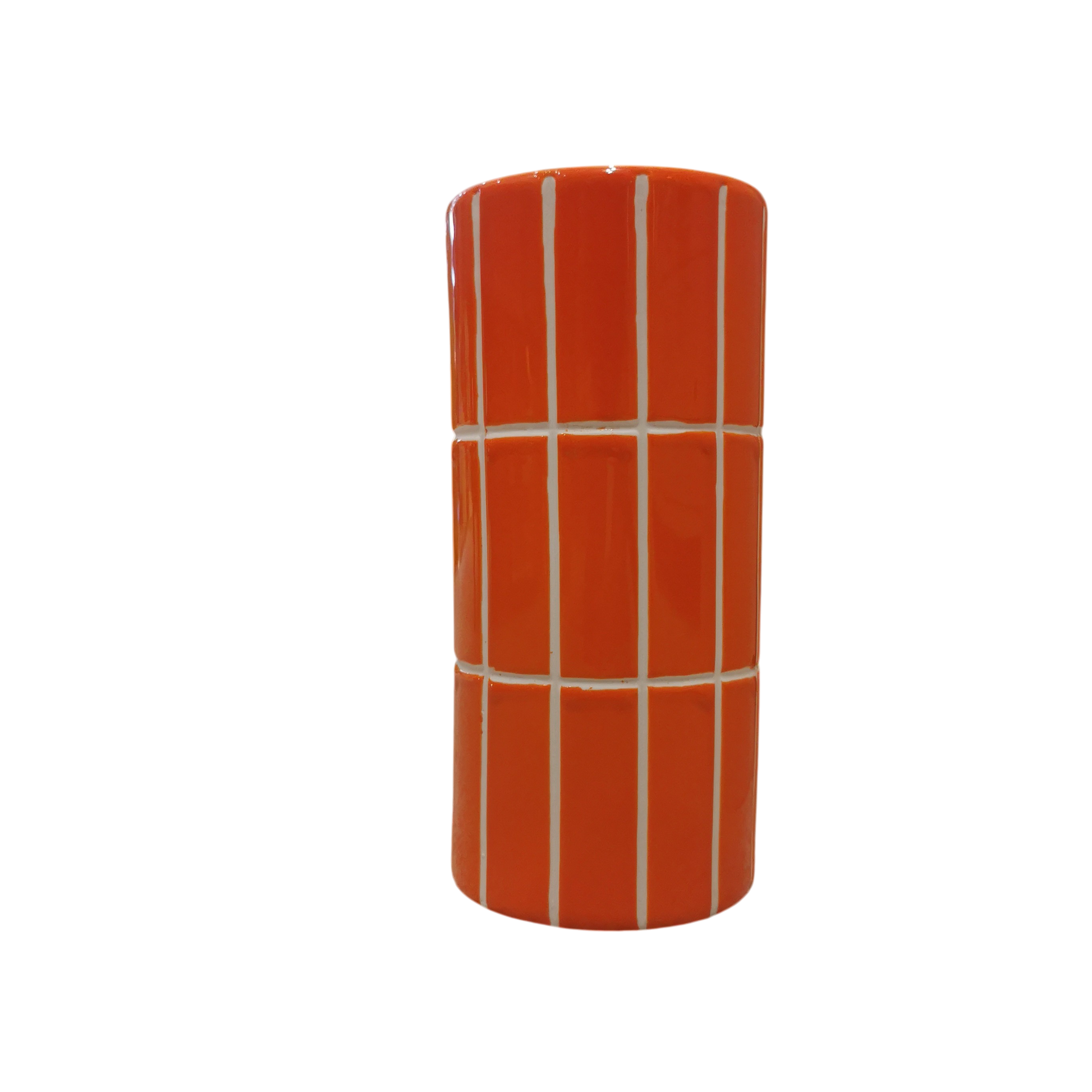 Vase carrelage OPJET PARIS orange