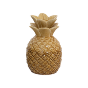 Vase décoratif en céramique ocre en forme d’ananas – Opjet Paris