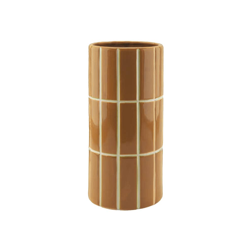 Vase carrelage OPJET PARIS ocre