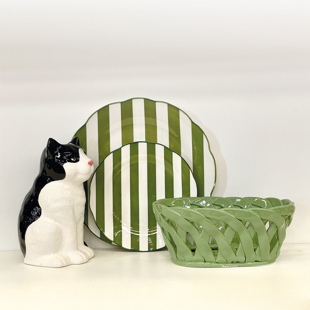 Vase CHAT en faïence