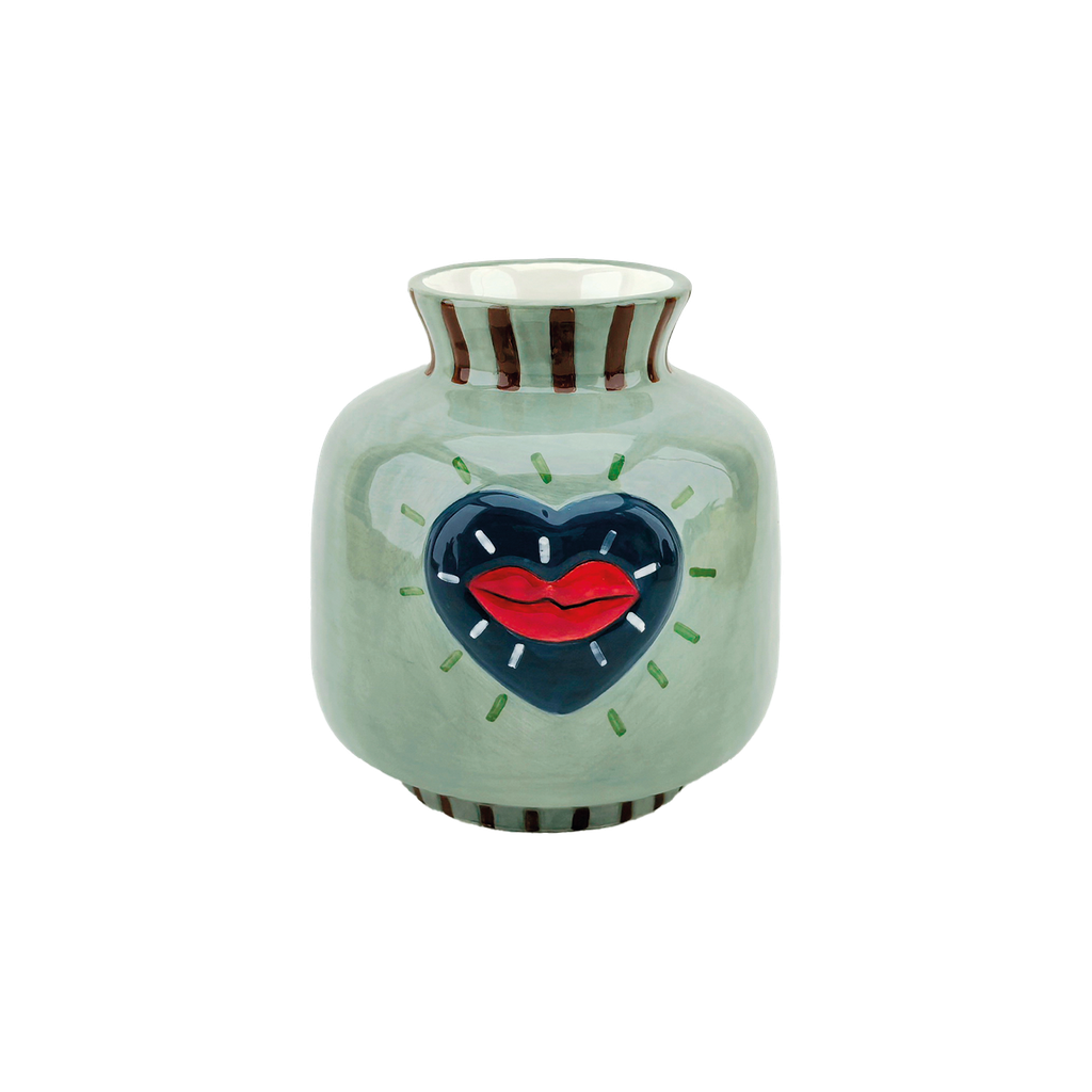 Vase KISS bleu