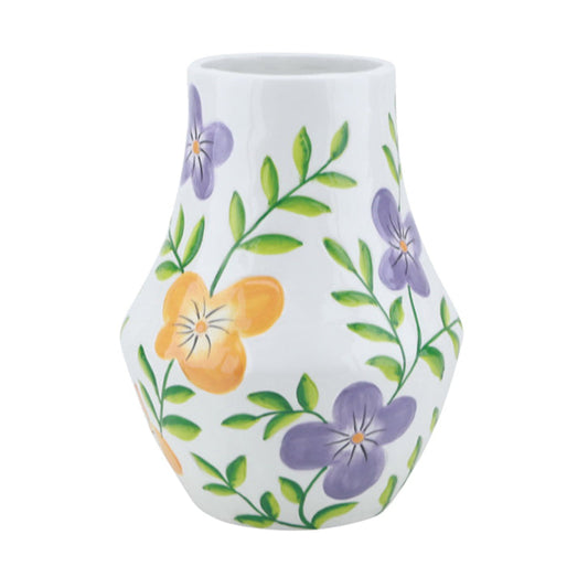 Vase FLEURINE - violet & orange