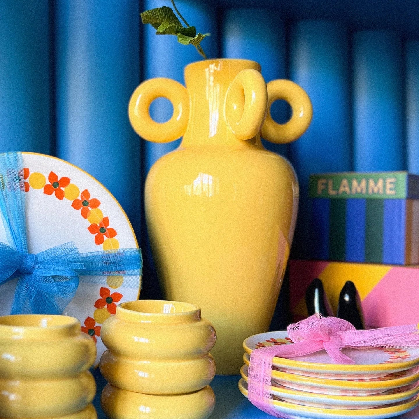 Vase HARRISON - jaune
