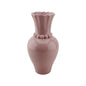 Vase cols perlés