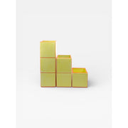 Vase TILE - jaune & orange