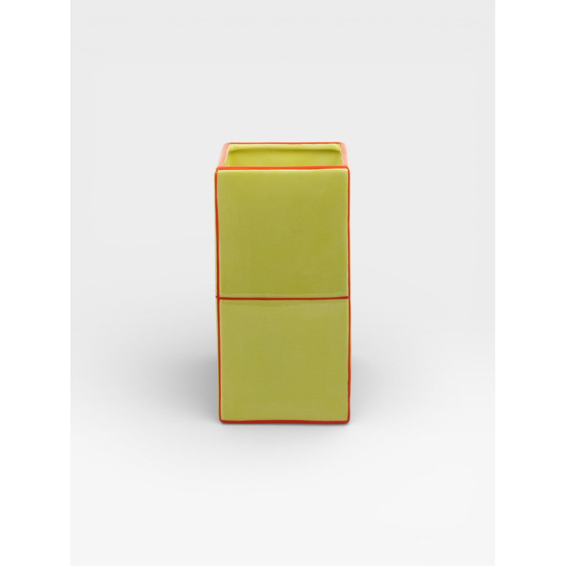 Vase TILE - jaune & orange