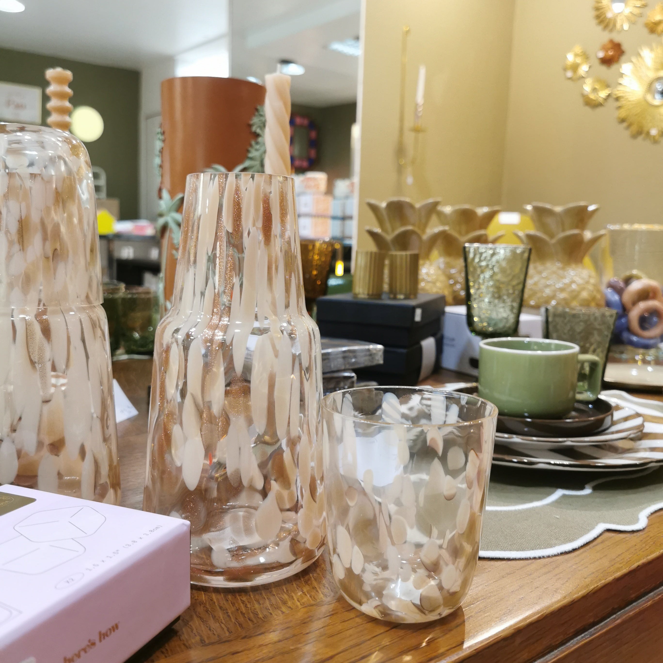 Service de nuit - moucheté doré