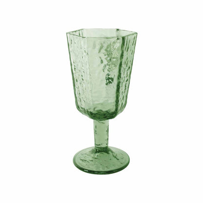 Verre à vin ROCKY vert bouteille avec pied – OPJET PARIS