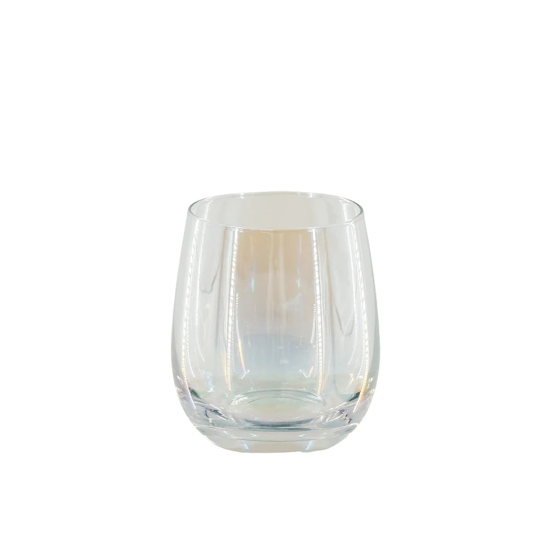 Verres RAINBOW Housevitamin – set de 2 en verre irisé arc-en-ciel – 8,5 × 9,5 cm
