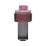 Vase AURA - violet & noir