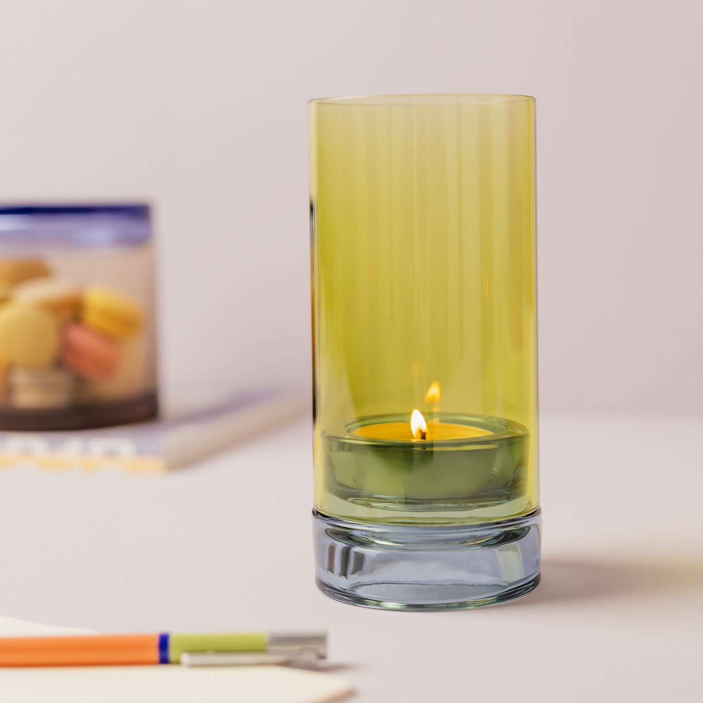 Photophore en verre LYS