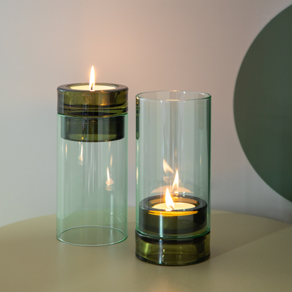 Photophore en verre LYS